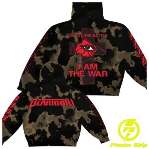 Beartooth Band Store Merch I Am The War Dye Hoodie