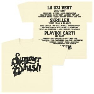 The Summer Smash Store Merch Paint Shirt (Cream)