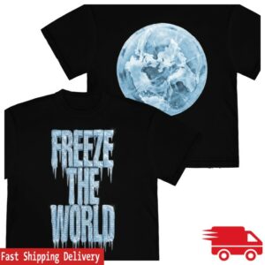 Reaven Store Merch Reaven Black Freeze The World T-Shirt