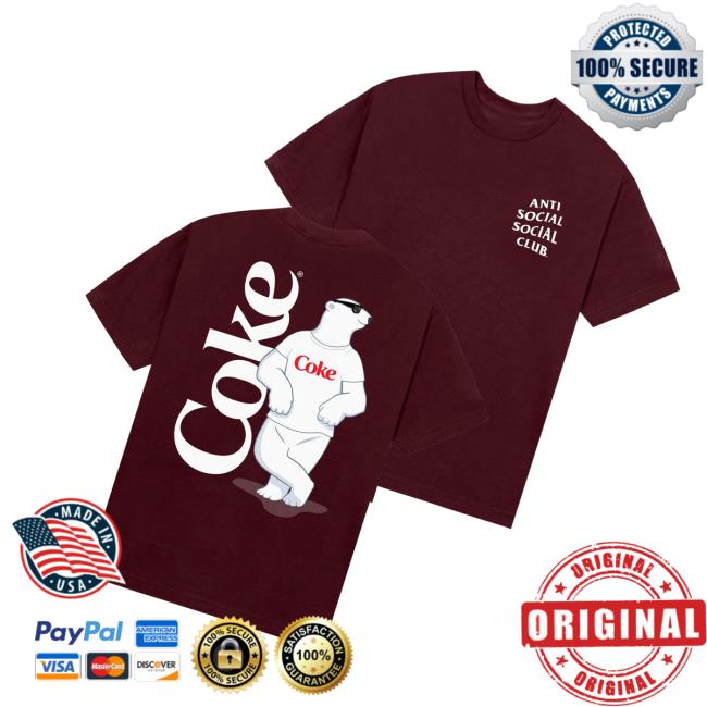 Antisocialsocialclub Merch Store Assc Coca-Cola Polar Bear Coke Tee 3 Antisocialsocialclub Merch Store Assc Coca-Cola Polar Bear Coke Tee