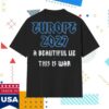 Thirty Seconds To Mars Store Merch European Tour 2027 Blue Skulls Tee