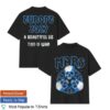Thirty Seconds To Mars Store Merch European Tour 2027 Blue Skulls Tee