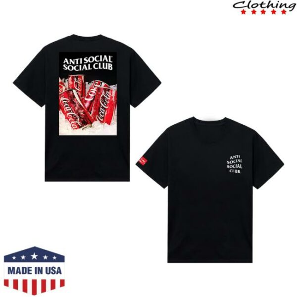 Antisocialsocialclub Merch Store Assc Coca-Cola Ice Cold Tee - Newest ...