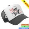 Thirty Seconds To Mars Merch Store 3 Skulls Trucker Hat