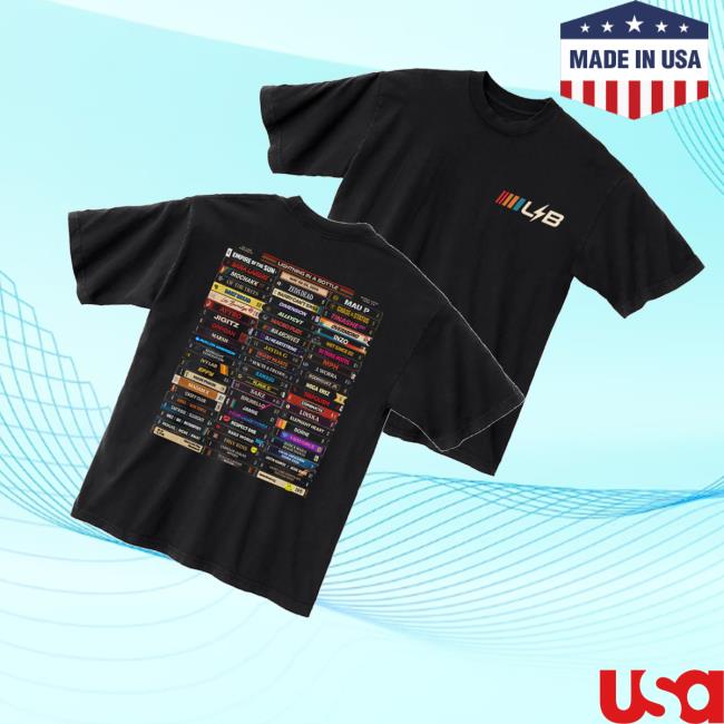 Do Lab Merch Store Lib 2026 Black Line Up Tee