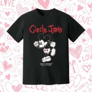 Circle Jerks Merch Store Live In Anaheim Tee