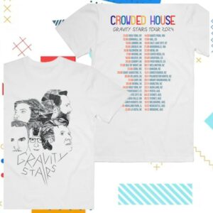 Crowded House Store Merch Gravity Stairs Tour Tee