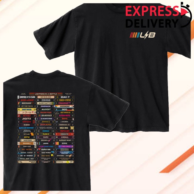 Do Lab Store Merch Lib 2026 Black Line Up Tee 4 Do Lab Store Merch Lib 2026 Black Line Up Tee