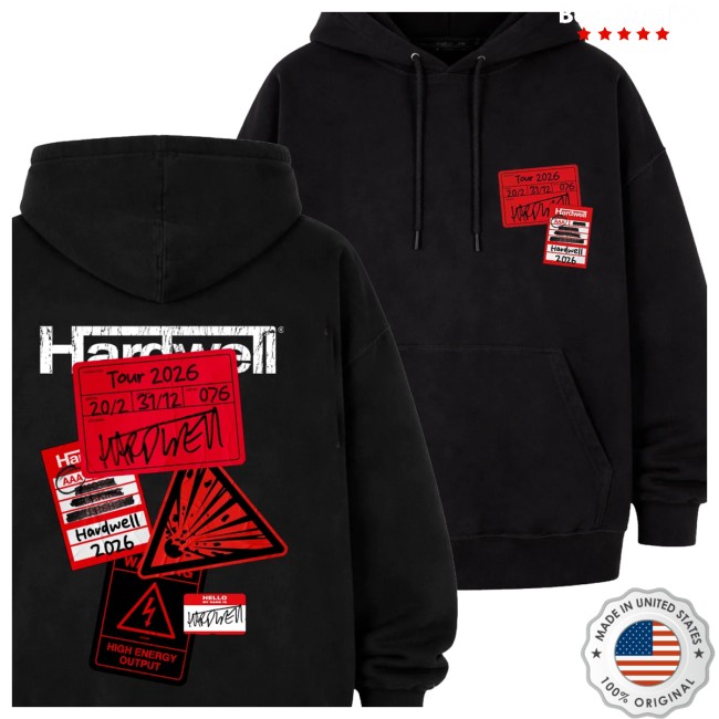Revealed Clothing Store Merch Hardwell Sticker Hoodie 4 Revealed Clothing Store Merch Hardwell Sticker Hoodie
