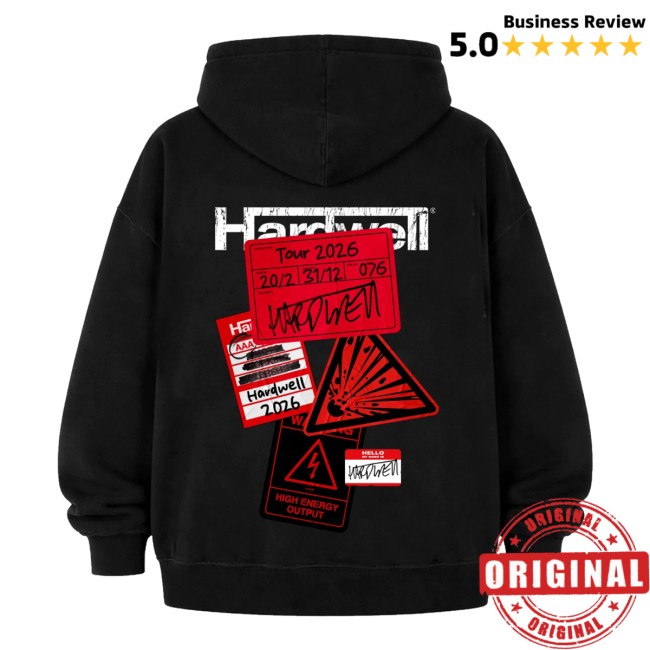 Revealed Clothing Store Merch Hardwell Sticker Hoodie 5 Revealed Clothing Store Merch Hardwell Sticker Hoodie