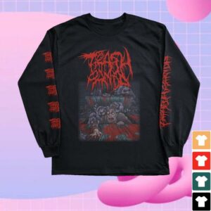 Reality Fade Merch Store Trash Panda Discovered In The Crawlspace Long Sleeve
