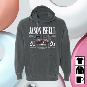 Jason Isbell Merch Store The 2026 Red Rocks Pullover Hoodie