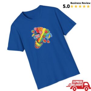 5 Hour Energy Store Merch Fruity Rainbow Explosion T-Shirt