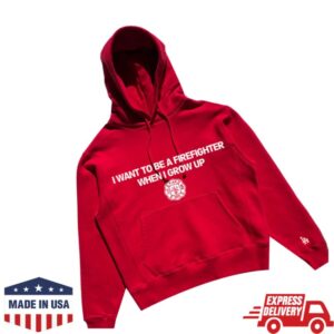 Los Angeles Confidential Store Merch Fireman Red Hoodie