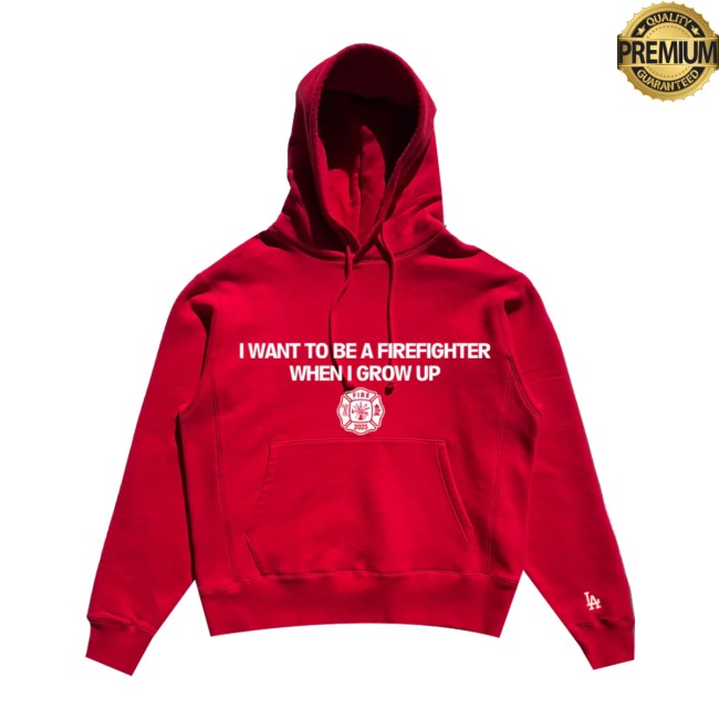 Los Angeles Confidential Store Merch Fireman Red Hoodie 3 Los Angeles Confidential Store Merch Fireman Red Hoodie