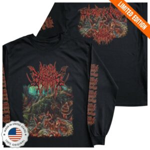 Realityfade Store Merch Agonal Breathing Bloodthirsty Mutilation Long Sleeve
