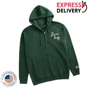 Niall Horan Official Store Merch Dinner Party Zip Up Hoodie
