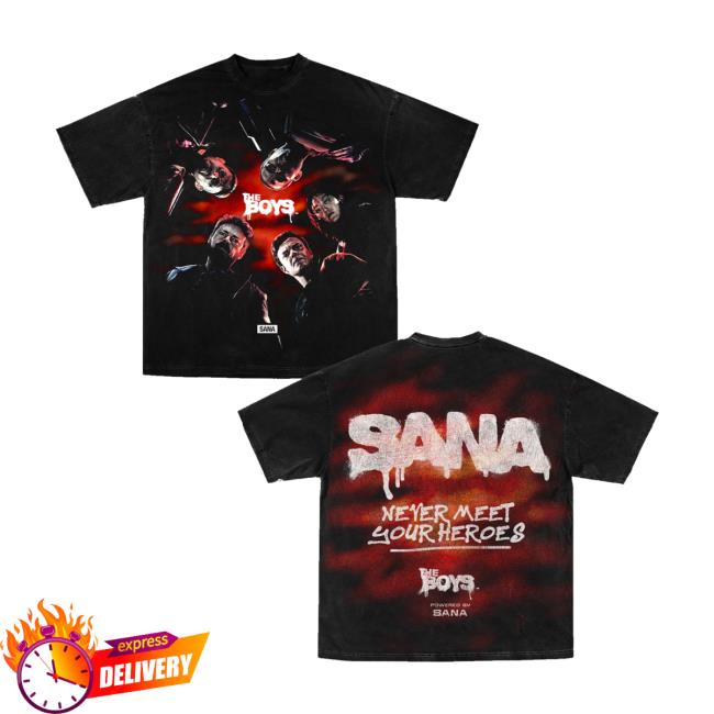 Sana Detroit Merch Store The Boys X Sana Heroes Tee 2 Sana Detroit Merch Store The Boys X Sana Heroes Tee