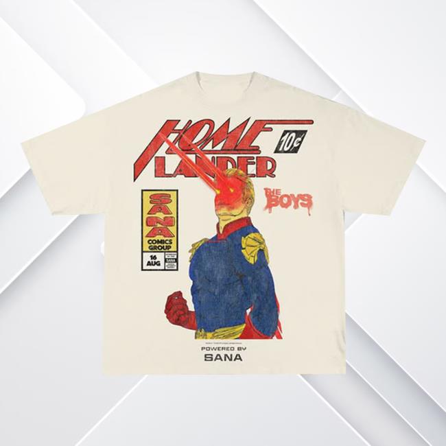 Sana Detroit Merch Store The Boys X Sana Homelander Comic Tee 2 Sana Detroit Merch Store The Boys X Sana Homelander Comic Tee