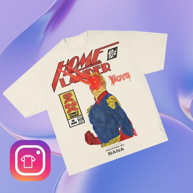Sana Detroit Merch Store The Boys X Sana Homelander Comic Tee 3 Sana Detroit Merch Store The Boys X Sana Homelander Comic Tee