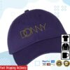Donny Osmond Store Merch Purple Collection Embroidered Baseball Cap