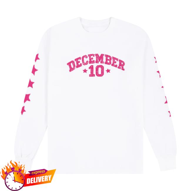 December 10 Merch Store December 10 Long Sleeve Star T-Shirt 3 December 10 Merch Store December 10 Long Sleeve Star T-Shirt