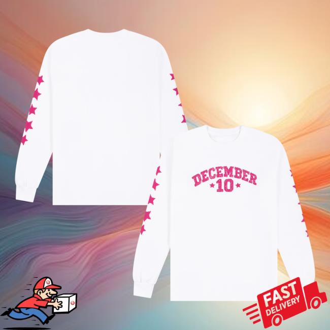 December 10 Merch Store December 10 Long Sleeve Star T-Shirt 5 December 10 Merch Store December 10 Long Sleeve Star T-Shirt