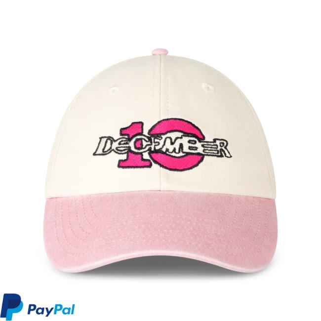 December 10 Merch Store December 10 Pink Logo Cap 2 December 10 Merch Store December 10 Pink Logo Cap