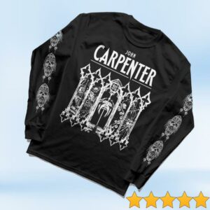 Sacred Bones Records Merch Store John Carpenter Cathedral Longsleeve T-Shirt