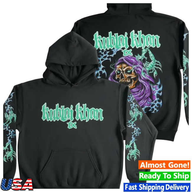 Kublai Khan Tx Store Merch Teal Logo Hoodie 3 Kublai Khan Tx Store Merch Teal Logo Hoodie