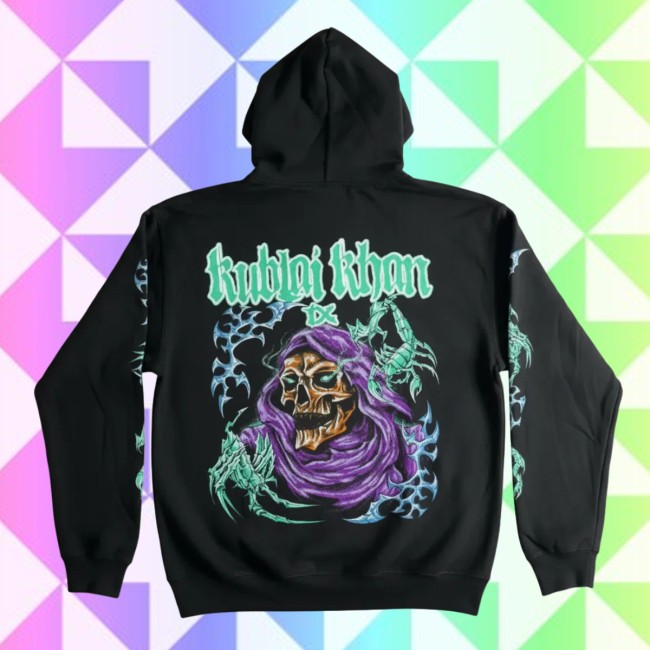 Kublai Khan Tx Store Merch Teal Logo Hoodie 4 Kublai Khan Tx Store Merch Teal Logo Hoodie