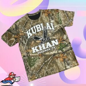 Kublai Khan Tx Store Merch Eagle Camo T-Shirt
