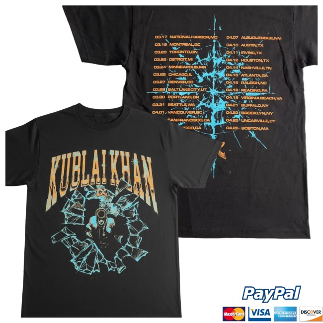 Kublai Khan Tx Store Merch Broken Glass T-Shirt 3 Kublai Khan Tx Store Merch Broken Glass T-Shirt