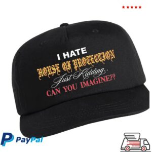 House Of Protection Music Store Merch I Hate Hop Surf Cap – Black