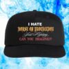 House Of Protection Music Store Merch I Hate Hop Surf Cap - Black