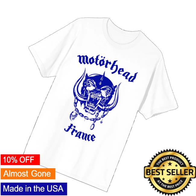Motorhead Merch Store World Cup France Tee 3 Motorhead Merch Store World Cup France Tee