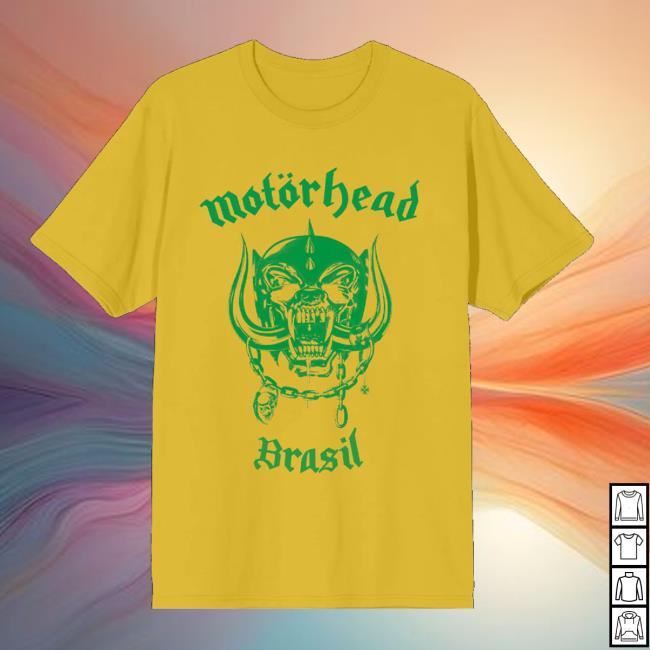 Motorhead Merch Store World Cup Brazil Tee 2 Motorhead Merch Store World Cup Brazil Tee