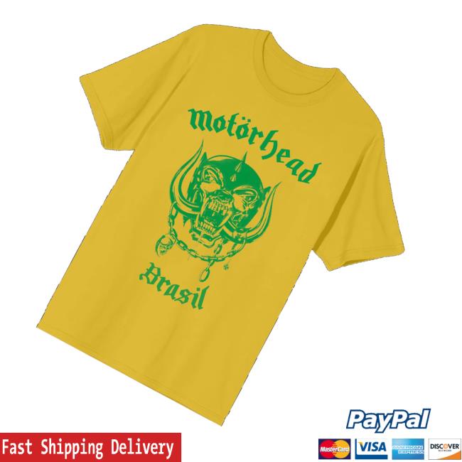 Motorhead Merch Store World Cup Brazil Tee 3 Motorhead Merch Store World Cup Brazil Tee
