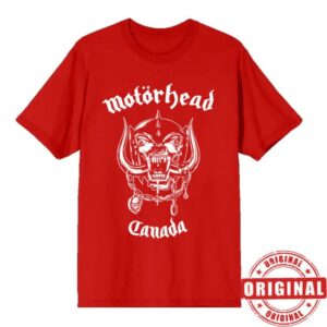 Motorhead Merch Store World Cup Canada Tee