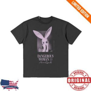 Ariana Grande Merch Store Dangerous Woman 10 Logo T-Shirt