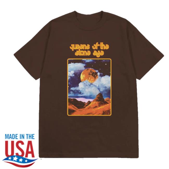 Queens Of The Stone Age Merch Store Moon Landscape Tee 2 Queens Of The Stone Age Merch Store Moon Landscape Tee