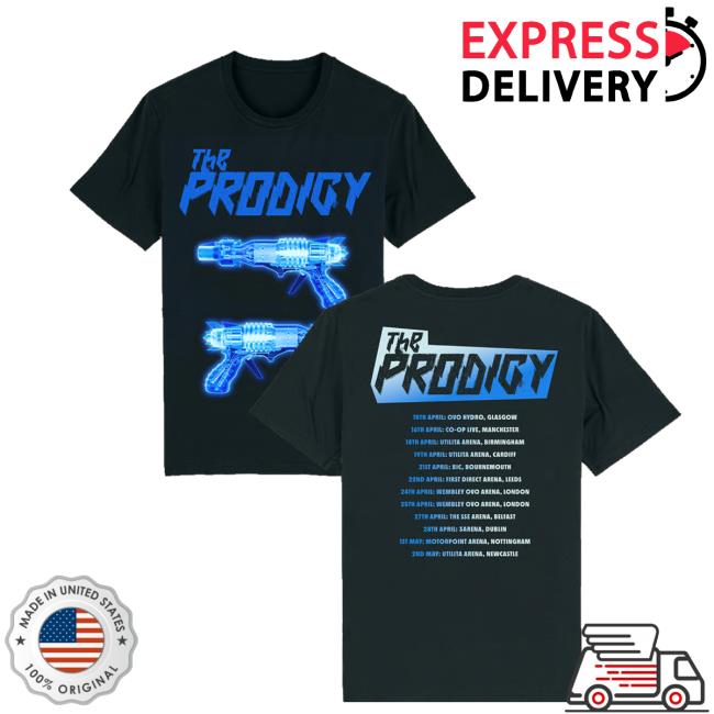 The Prodigy Merch Store Raygun X-Ray 2026 Uk Tour T-Shirt 4 The Prodigy Merch Store Raygun X-Ray 2026 Uk Tour T-Shirt