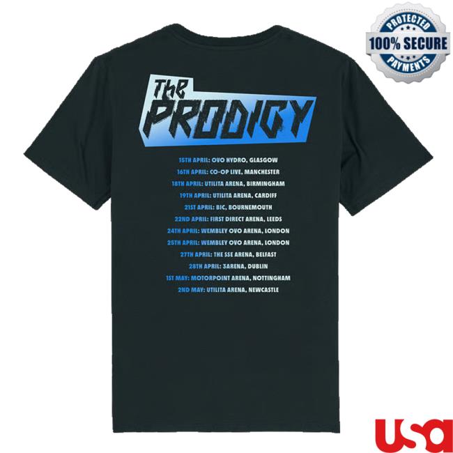 The Prodigy Merch Store Raygun X-Ray 2026 Uk Tour T-Shirt 5 The Prodigy Merch Store Raygun X-Ray 2026 Uk Tour T-Shirt