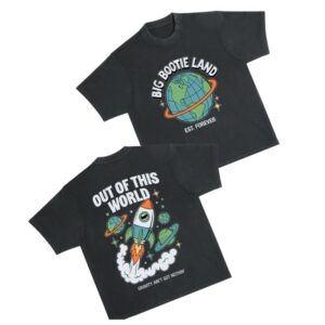 Two Friends Store Merch Out Of This World Vintage Black T-Shirt