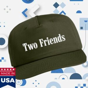 Two Friends Store Merch Two Friends Green Emb Hat
