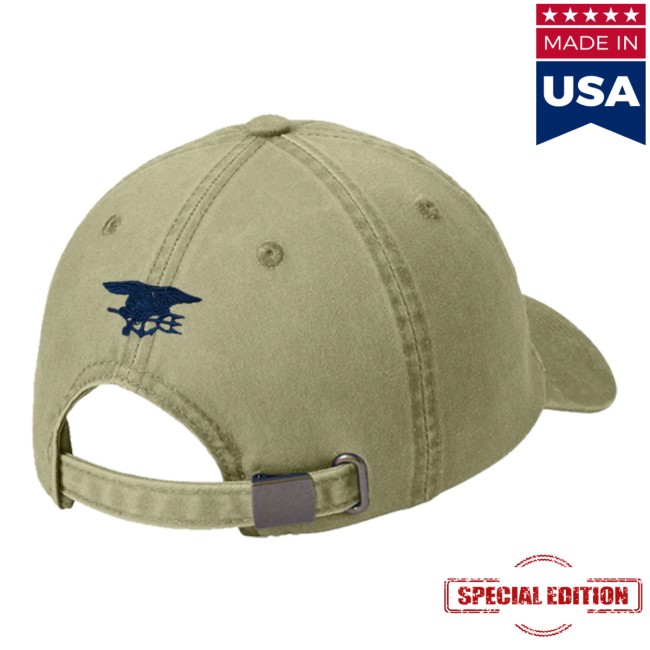 Udt Seal Store Merch Heart Flag Garment Washed Trident Cap 4 Udt Seal Store Merch Heart Flag Garment Washed Trident Cap