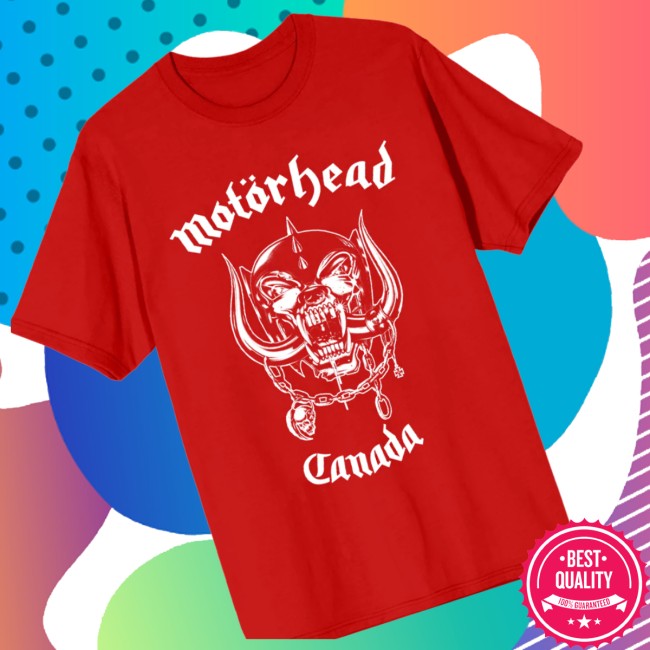 Motorhead Store Merch World Cup Canada Tee 2 Motorhead Store Merch World Cup Canada Tee