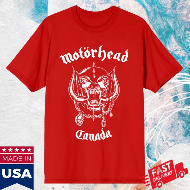 Motorhead Store Merch World Cup Canada Tee 3 Motorhead Store Merch World Cup Canada Tee
