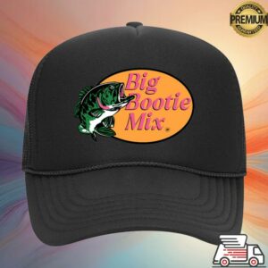 Two Friends Merch Store Big Bootie Mix Black Trucker Hat