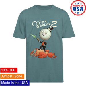 Xbox Game Studios Merch Store The Outer Worlds 2 The Moon Man Tee